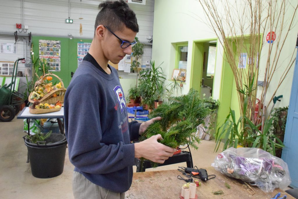 Atelier horticulture - Institut Perdrizet