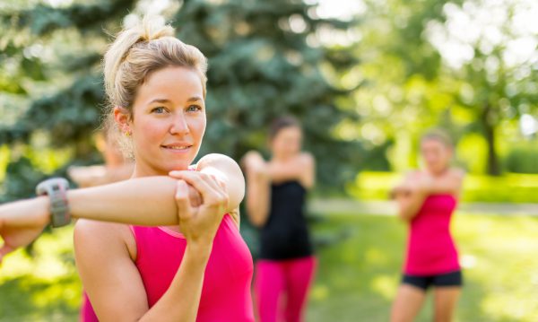 Femmes lors du séance de sport