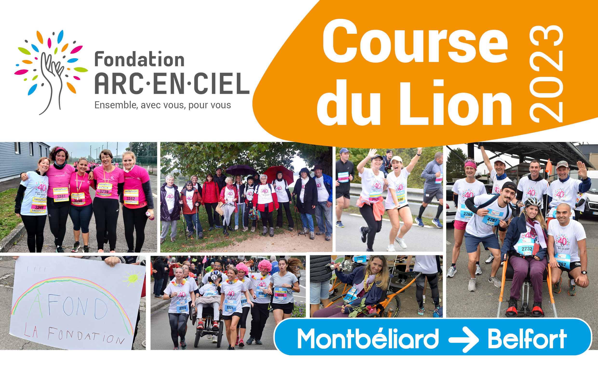 Course de Lion 2023 - équipe Fondation Arc-en-Ciel